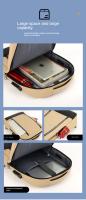 Mochilas de gran capacidad, mochilas de cerradura de contraseña impermeable para hombres, viajes de negocios, mochilas de carga USB - details 17