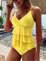Conjunto de Bikini de cintura alta para mujer, traje de baño de 2 piezas, Tankinis, ropa de playa, verano, 2023 - details 1