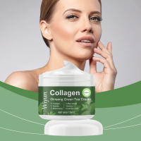 Crema facial de colágeno y té verde con ginseng hidratante, iluminadora, hidratante y reafirmante para la piel - details 1