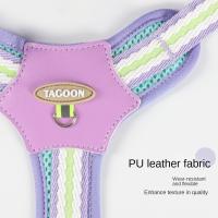 Conjunto de correa y arnés para perro transpirable, Collar reflectante Quicklace para mascotas, cuerda suave y ajustable, chaleco con correa para el pecho para perros pequeños - details 10