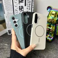 Funda magnética inalámbrica para PC, mate esmerilada, cubierta trasera dura, para Samsung Galaxy A56 A36 A26 A16 A06 A55 A35 A25 A15 A05s A05 A54 - details 1