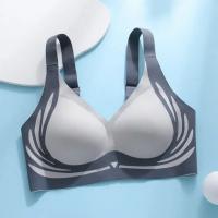 Sujetador Inalámbrico De Push-up Para Mujer Soporte Suave Ajustable Antigravedad Sin Costuras Levantador De Pecho Bra De Nylon Diverso Tamaños Colores - details 7