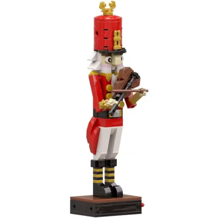 Figura de Acción de Soldado Violín WiMiU Juguete de Navidad de Ballet Músical Opera con Construcción de Violín - 1