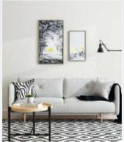 Papel tapiz blanco autoadhesivo de barro diatós, tela no tejida gruesa, pegatina de pared tridimensional 3D para dormitorio - details 0