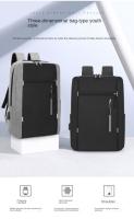Mochila para Laptop de 15.6 pulgadas para Hombre Impermeable con Puerto de Carga USB Mochila de Negocios de Verano Resistente al Desgaste con Dacron Forro de Nylon - details 4