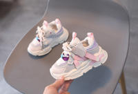 Zapatos Deportivos informales de cuero para niños y niñas, zapatillas de malla para correr, transpirables, suela suave - details 15