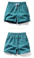 Bañador para hombre, pantalones cortos de playa, para correr, surfear - details 4