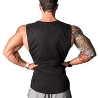 Camiseta de Musculación Sin Mangas de Algodón Estampada Divertida y Energética para Verano Fitness Ropa de Gimnasio Casual para Hombres de la Marca Muscleguys Cuidado de la Tela: Lavado en Máquina - details 3