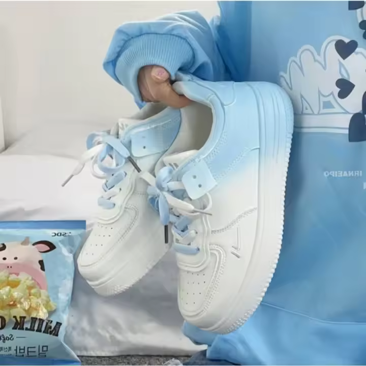 Zapatillas de tenis para mujer, zapatos deportivos para primavera y otoño, moda cómoda, coloridas, informales, estilo académico, zapatos blancos pequeños para mujer - 1
