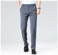 Pantalones informales elásticos para hombre, pantalones de traje de negocios, pantalones de vestir transpirables para primavera y verano, pantalones de trabajo de longitud completa para hombre - details 14