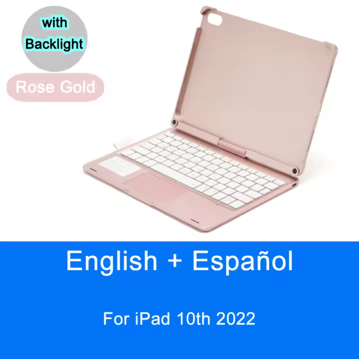 Teclado Bluetooth Mágico para iPad 10th Generation 2022 10.9 pulgadas Estilo Contemporáneo con Retroiluminación Teclado Manual Certificación CE FCC ROHS - 1