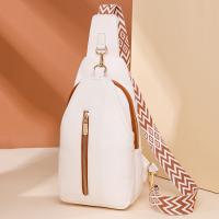 Riñonera de cuero PU para mujer, bolso de pecho sencillo de estilo bohemio para mujer, bolso de hombro deportivo Retro occidental de gran capacidad para ciclismo - details 18