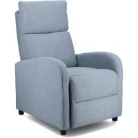 Butaca reclinable tapizada. Sillón con sistema de reclinación manual. Máximo confort. Entrega a domicilio. (Gris) - details 2