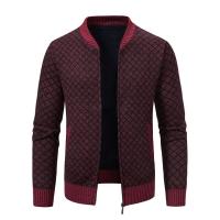 Cardigan de Invierno para Hombres Cuello de Béisbol Casual Chaqueta Deportiva de Pello - details 14
