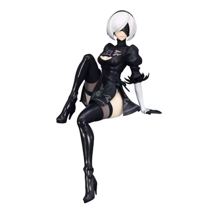 Figura de Anime Genuina FuRyu Noodle Stopper 2B Modelo Coleccionable de PVC 13CM - 1