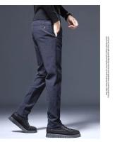 Pantalones Denim de Alta Calidad Estilo Clásico Otoño 2024 Vaqueros de Negocios Casuales para Hombres con Alta Comodidad y Elástico - details 14