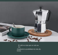 Máquina de espresso y café en la estufa, café italiano y cubano, estufa de gas disponible, 1-14 tazas de café - details 11