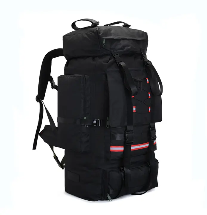 Mochila Táctica de Gran Capacidad para Hombre 130L Bolsa de Montañismo para Acampar y Senderismo con Diseño de Camuflaje Bolsa de Hombro para Viajes Dangerous Goods Normales - 1