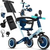 Bicicleta de Equilibrio, Triciclo para niños de 1 año a 5 Años, Capacidad de Carga hasta 25kg, Incl. Manillar/Barra de Seguridad/Cinturón de Seguridad/Timbre/Espejo. - details 33