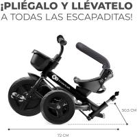 Bicicleta Plegable para Niños Triciclo Evolutivo sin Pedales 9 Meses de Uso 25kg Rosa - details 23