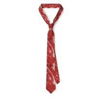 Corbata con diseño de estilo de carne de 8cm, corbata ajustable estrecha con estampado de comida caliente, corbata interesante atada a mano con estampado de comida de carne, camisa para hombre - details 9