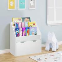 Estante de Libros para Niños con Ruedas 62,7x30x70cm Ideal para Organización y Guardia - details 1