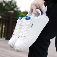 Nuevos zapatos deportivos informales de suela gruesa blanca de moda transpirable, zapatos de tabla para hombre - details 1