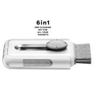 Cepillo de limpieza de teclado 6 en 1, herramienta de limpieza de polvo portátil multifuncional para exteriores - details 8