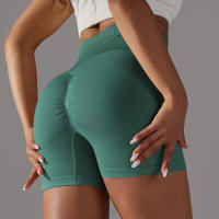 Hamidou pantalones cortos de Yoga para mujer, Shorts de Fitness para correr, ciclismo, transpirables, cintura alta, entrenamiento, gimnasio, Verano - details 66
