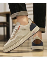 Nuevos Zapatos Deportivos Versátiles De Moda, Zapatos De Tablero Bajos De Cuero Casual Para Hombres - details 8