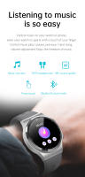 Reloj inteligente con pantalla completamente táctil de 1,3 pulgadas y auriculares Bluetooth TWS 2 en 1 - details 4