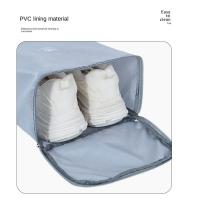 Bolsa de viaje impermeable para zapatos, ligera y transpirable, organizador con cremallera, bolsa de transporte para zapatos de gran capacidad - details 9