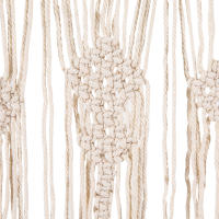 Cortinas de macramé tejidas a mano, divisor de habitación colgante de 2 paneles, cortinas bohemias decorativas para armario y pared - details 6