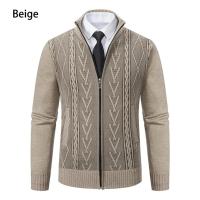 2025 otoño e invierno nuevo abrigo suéter de punto informal cálido acolchado de Cachemira para hombre - details 0