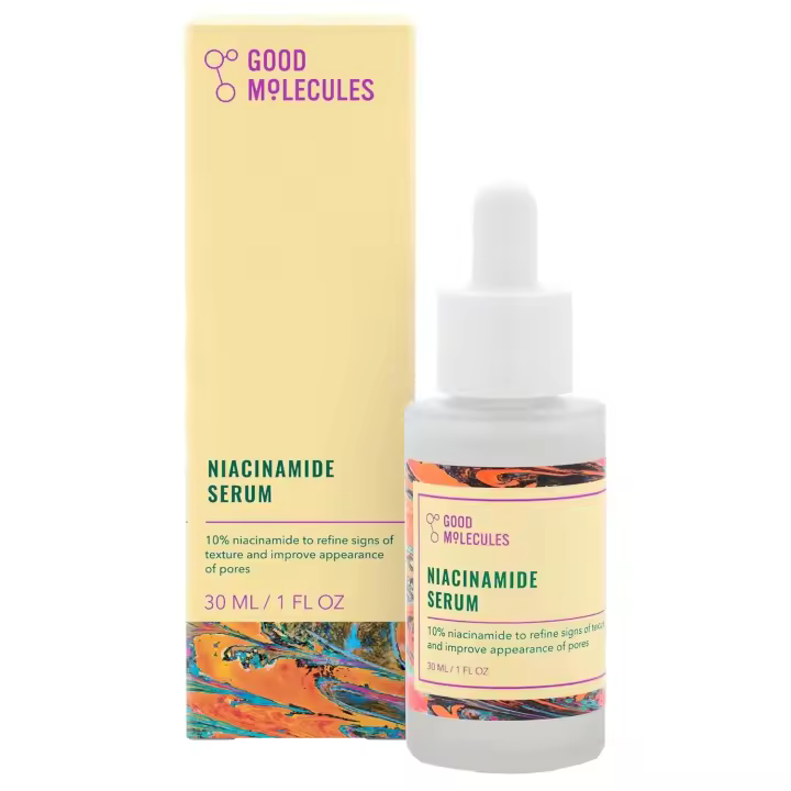 Hot Good Molecules 10% Niacinamida Equilibrio B3 Suero facial Acné, tono, textura - Cuidado de la piel iluminador e hidratante para el rostro - 1