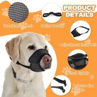 Bozal para perro transpirable y duradero, antiladridos, cómoda máscara bucal para mascotas, cubierta ajustable para la boca del perro para perros pequeños, medianos y grandes - details 2