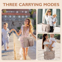 Bolsa de Pañales para Mamá de Gran Capacidad Bolsa de Colchón para Cochecito con Matriz de Cambio - details 4
