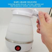 Tetera Eléctrica Plegable Portátil Pequeña Olla Caliente de Silica Gel para Café, Té, Viajes, Acampadas, Picnics, Negocios - details 6