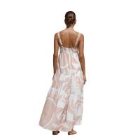 Vestidos largos de playa estampados para mujer, vestido largo bohemio con tirantes finos para vacaciones, informal, A-e, verano 2024 - details 19