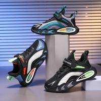 Nuevos Zapatos Deportivos para Niños Otoño 2024 Zapatillas Informales de Cuero de Moda - details 2