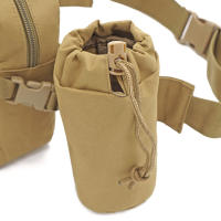 Piñonera táctica de nailon para hombre, teléfono con bolsa para botella de agua, deportes al aire libre, ejército, caza - details 9