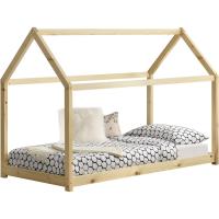 Cama para niños de Madera 206x98x142cm Cama Infantil Forma de casa Blanco Mate - details 9