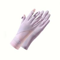 Guantes de Protección Solar para Mujer Guantes Deportivos de Ciclismo al Aire Libre de Diseño Fino y Elegante con Transpirabilidad de Seda Helada - details 2