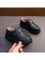 Zapatos de cuero negro para niño, mocasines suaves de estilo británico, a la moda, para primavera y otoño, 2023 - details 2