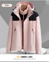 CHRLCK-Chaqueta gruesa 3 en 1 para hombre, cortavientos impermeable de lana para senderismo, chaqueta cálida para acampar al aire libre, abrigo a prueba de viento para invierno - details 12