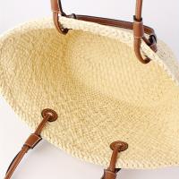 Bolso grande de playa para mujer - Bolso de paja de tallo de maíz tejido a mano beige natural, bolso de hombro abierto para mujer, bolso espacioso y elegante costero para vacaciones, compras, uso diario - Bolso de verano, bolso de playa, simplicidad elega - details 2