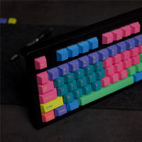 Teclas de Material PBT con temática cortavientos, teclas DYE-SUB para teclado mecánico MX Switch, diseño de 23/129/64/68/87/96 - details 8