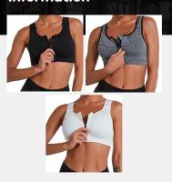 Sujetador deportivo absorbente de impactos para mujer, ropa interior transpirable de secado rápido para entrenamiento, correr y yoga - details 4