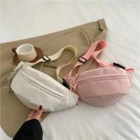 Bolso de pecho de media luna para mujer, bandolera impermeable de gran capacidad, bolsos de cintura multifuncionales de tela Oxford, deporte - details 3