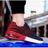 Zapatillas de moda para hombre Fly Weave Suela suave transpirable Antideslizante Zapatillas de deporte ultra ligeras Air Cushion Running Shoes - details 12